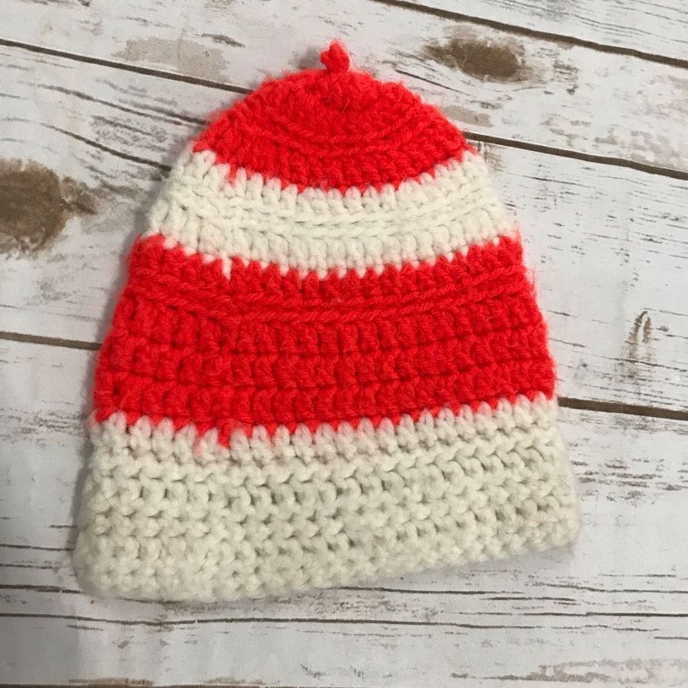 Kids‎ Vintage Crochet Winter Hat Boys Girls Toddler